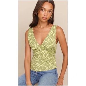 Reformation Floral Vireo Top